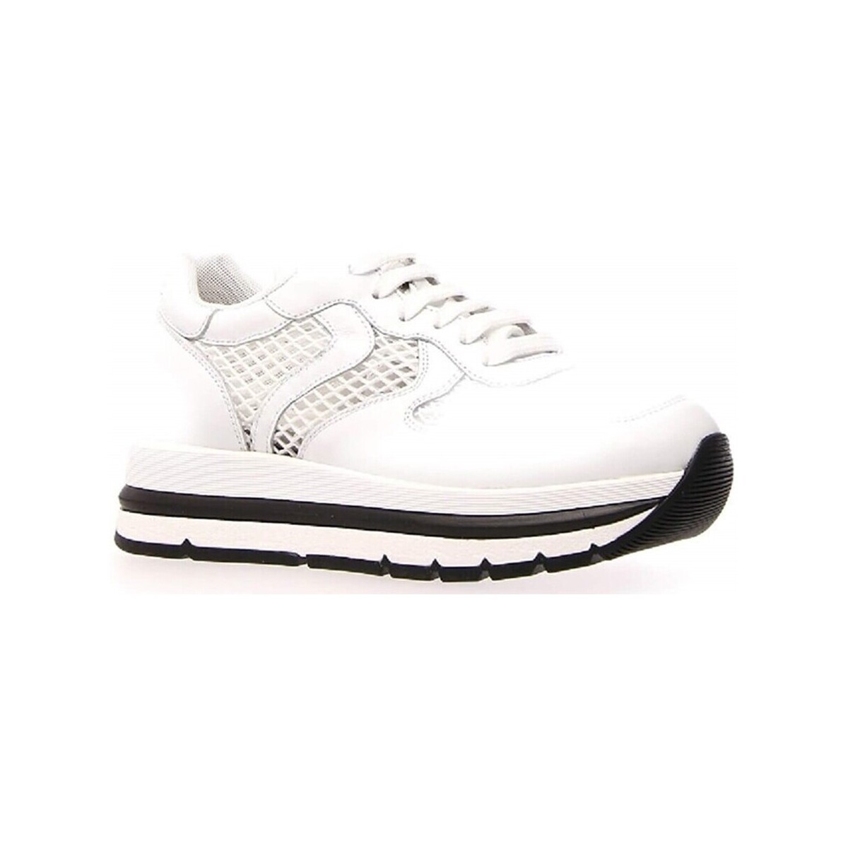 Chaussures Femme Baskets mode Voile Blanche Femme voile blanche tennis blanches Blanc