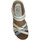 Chaussures Femme Sandales et Nu-pieds Interbios BIOS  5338 VERT-BLANC Vert