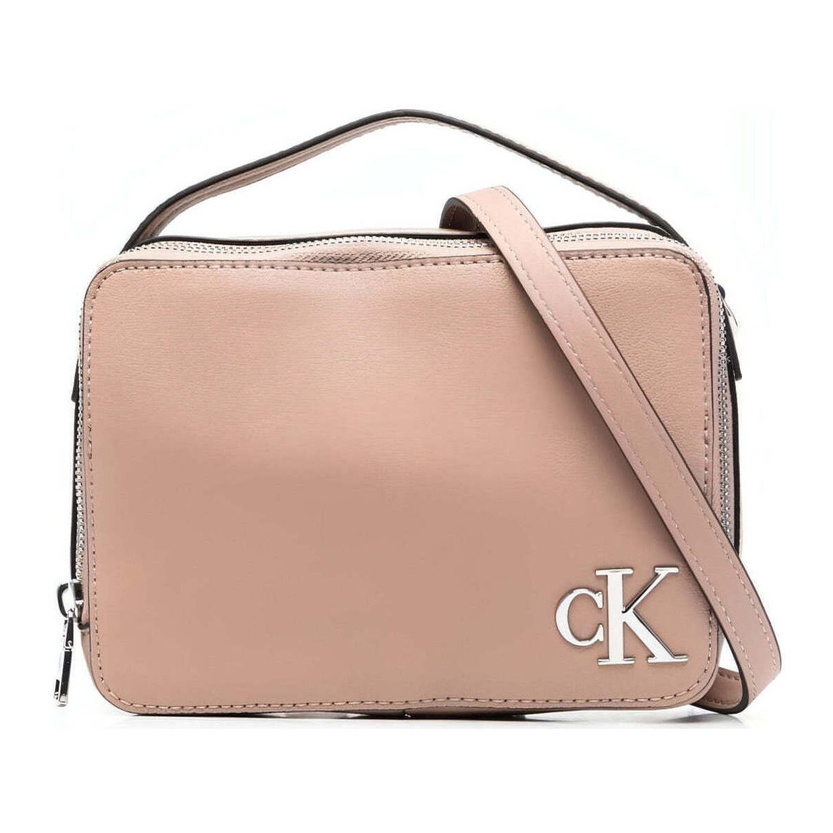 Sacs Femme Sacs porté épaule Calvin Klein Jeans minimal monogram camera bag18 Rose