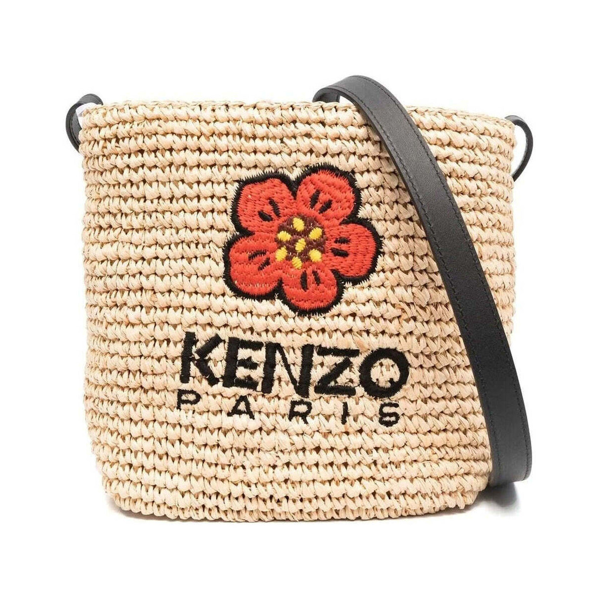 Sacs Femme Sacs porté main Kenzo mini bucket double bag Noir