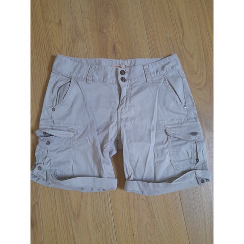 Vêtements Femme Polo Shorts / Bermudas DDP short beige cargo Beige