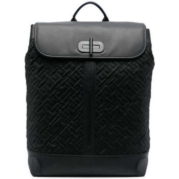 Sacs Homme Sacs à dos The Tommy Hilfiger th turnlobackpaquilted Noir