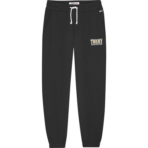 Vêtements Femme Pantalons Tommy Jeans Tommy Hilfiger Jeans Retro Trainers Noir