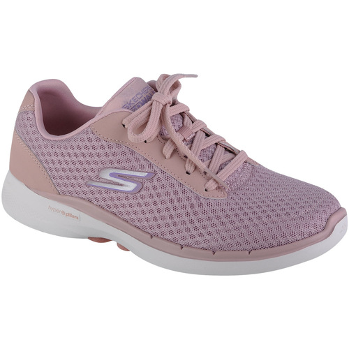 Chaussures Femme Baskets basses Skechers Go Walk 6 - Iconic Vision Rose