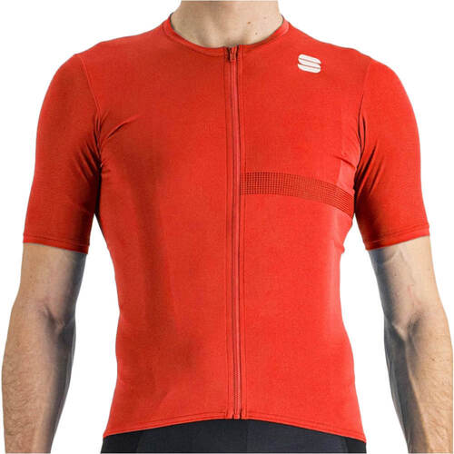 Vêtements Homme Chemises manches courtes Sportful MATCHY SHORT SLEEVE JERSEY Rouge