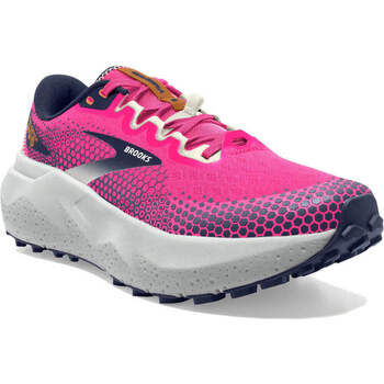 Chaussures Femme zapatillas de running ultra Brooks amortiguación media voladoras apoyo talón maratón ultra Brooks CALDERA 6 Rose