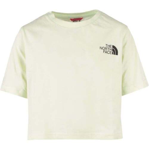 Vêtements Enfant Chemises manches courtes The North Face G S/S CROP SIMPLE DOME TEE Vert