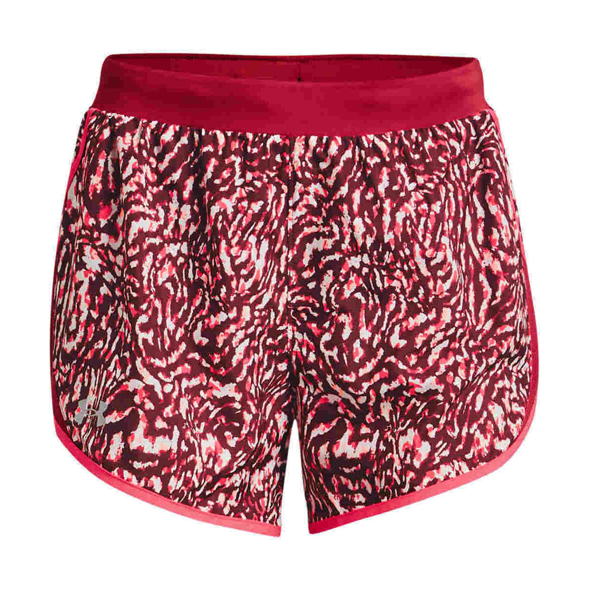 Vêtements Femme Pantacourts Under rival Armour UA FLY BY 2.0 PRINTED SHORT Rose