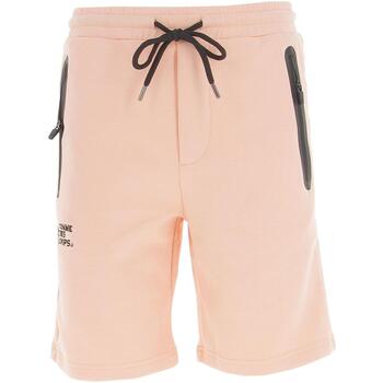 Vêtements Homme Shorts / Bermudas Men in Black and White Everest pink short Rose