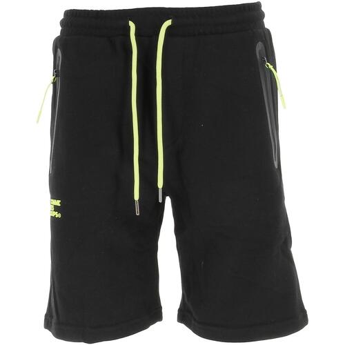 Vêtements Homme Shorts / Bermudas Nae Vegan Shoes Fluo black short Noir