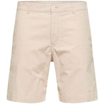 Vêtements Homme Shorts sticos / Bermudas Selected 16088238 LOOSE LOIK-INCENSE Beige