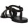 Chaussures Femme Tongs Artiflex Roma 02 flops Femme Noir Noir