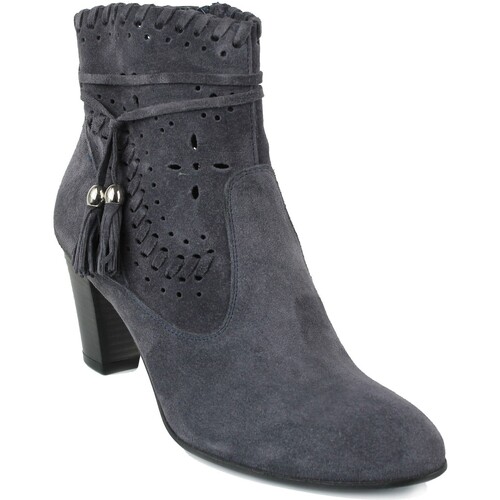 Chaussures Femme Bottines Progetto boots Bleu