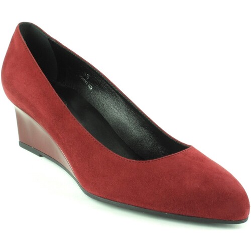 Chaussures Femme Bottines Tod's tod's ballerines rouge velours Rouge