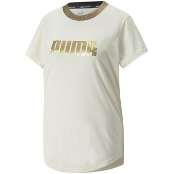 Vêtements Femme T-shirts manches courtes Puma 522381-65 Beige
