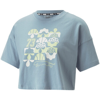 Vêtements Femme T-shirts manches courtes marat Puma 536192-01 Bleu