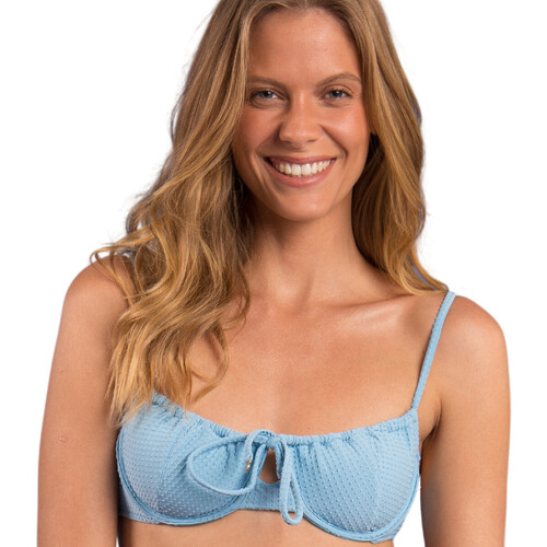 Vêtements Femme Maillots de bain séparables Choisissez une taille avant d ajouter le produit à vos préférés Liberté Dots Sky UPF 50+ Bleu