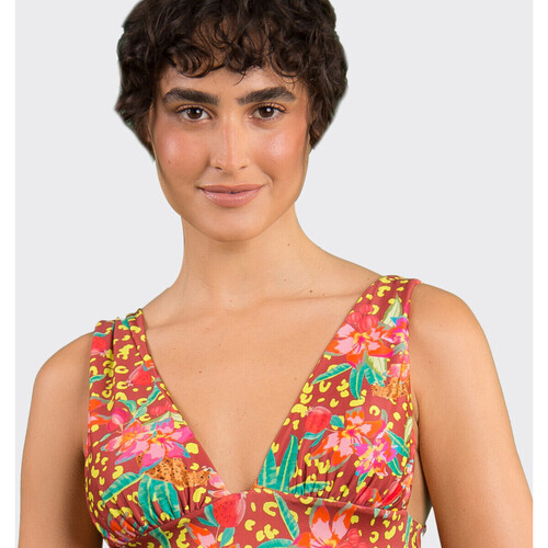 Vêtements Femme Maillots de bain séparables Rio De Sol Liberté Tropics UPF 50+ Marron