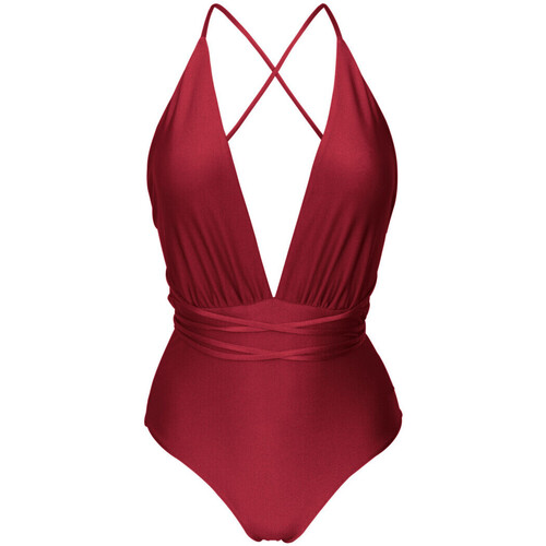 Vêtements Femme Maillots de bain 1 pièce Type de talon Dopamine Shimmer Divino UPF 50+ Rouge