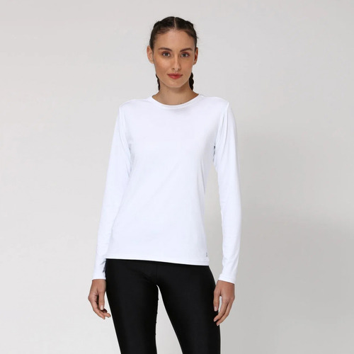 Vêtements Femme T-shirts manches longues Uv Line Classics  UPF 50+ Blanc