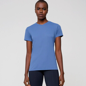 Vêtements Femme T-shirts manches courtes Uv Line Movimentando-se Bleu