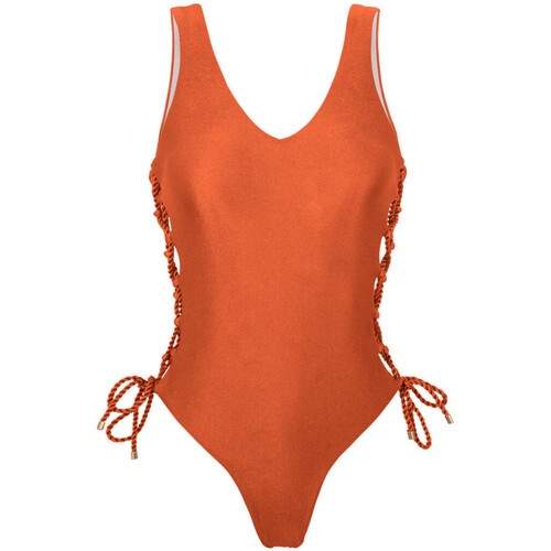 Vêtements Femme Maillots de bain 1 pièce Mocassins & Chaussures bateau Liberté Paprica UPF 50+ Orange