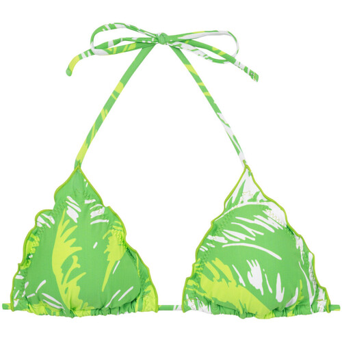 Vêtements Femme Maillots de bain séparables Malles / coffres de rangements New Perspective Green Palms UPF 50+ Vert