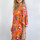 Vêtements Femme Robes courtes Rio De Sol New Perspective Orange Bloom Multicolore