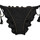 Vêtements Femme Maillots de bain séparables Rio De Sol Liberté Shimmer Black UPF 50+ Noir