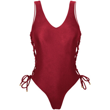 Vêtements Femme Maillots de bain 1 pièce Type de talon The Flower Market Shimmer Divino UPF 50+ Rouge