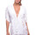 Vêtements Femme Robes courtes Despi Feitiço Gold Shimmer Blanc