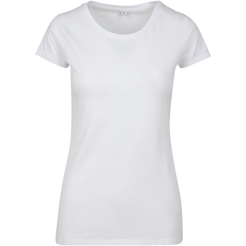 Vêtements Femme T-shirts manches longues Build Your Brand BY092 Blanc
