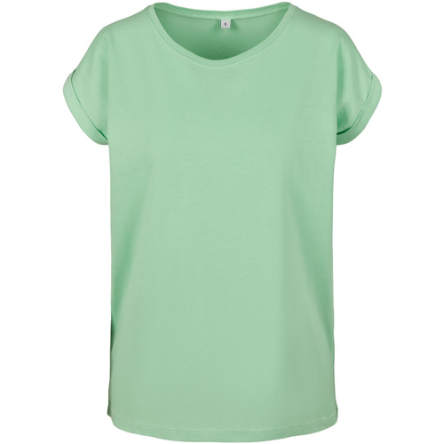 Vêtements Femme T-shirts manches longues Build Your Brand BY021 Vert