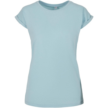 Vêtements Femme T-shirts manches longues Build Your Brand BY021 Bleu