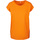 Vêtements Femme T-shirts manches longues Build Your Brand BY021 Orange