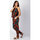 Vêtements Femme Combinaisons / Salopettes Coton Du Monde Pantalon fines bretelles LOUCIA imprimé exotique Noir