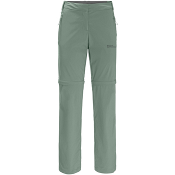 Vêtements Femme Pantalons de survêtement Jack Wolfskin Glastal Zip Off Pants W Vert