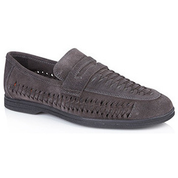 Chaussures Homme Mocassins Silver Street London Perth Suede Gris