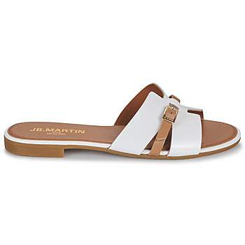 Chaussures Femme Mules JB Martin AILEEN Vernis off white / camel
