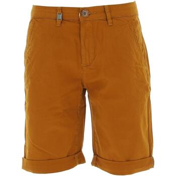 Vêtements Homme pattern Shorts / Bermudas Benson&cherry Classic bermuda straight Marron