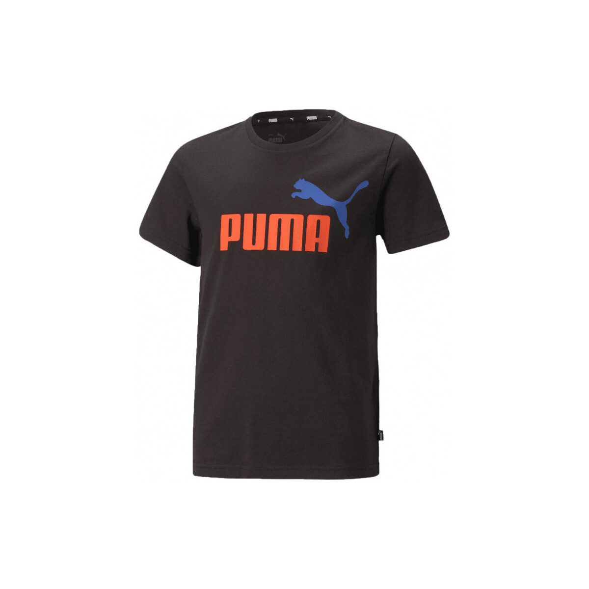 Vêtements Garçon T-shirts manches courtes Puma  Noir
