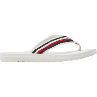 Chaussures Femme Tongs Tommy Hilfiger  Blanc
