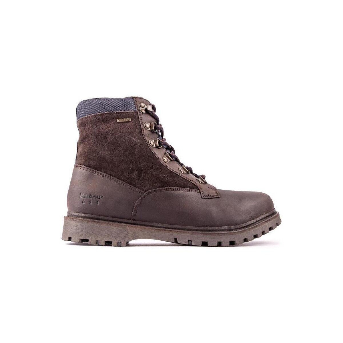Chaussures Homme Boots Barbour Chiltern Commando Bottes Chukka Marron
