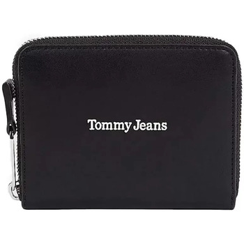 Sacs Femme Portefeuilles Tommy Jeans zip authentic Noir