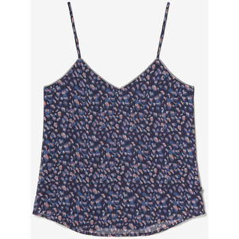 Vêtements Femme Débardeurs / T-shirts sans manche Sacs à mainises Caraco vega à motif léopard Bleu