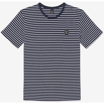 Vêtements Homme Pulls & Gilets Lauren Ralph Lauises T-shirt eliot marinière Bleu