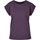 Vêtements Femme T-shirts manches longues Build Your Brand BY021 Violet