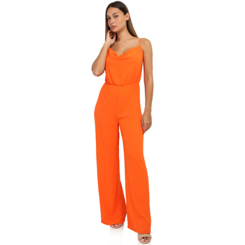 Vêtements Femme Combinaisons / Salopettes La Modeuse 66799_P155534 Orange