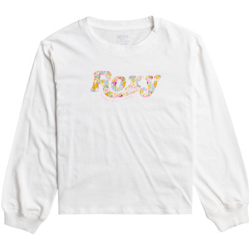 Vêtements Fille Débardeurs / T-shirts lauren sans manche Roxy Let Somebody Go Blanc