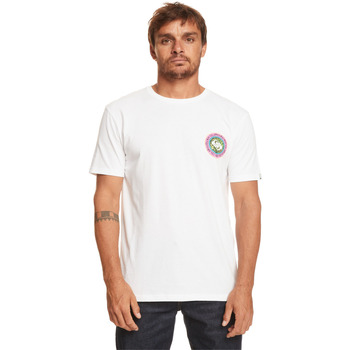 Vêtements Homme Débardeurs / T-shirts White sans manche Quiksilver Omni Circle Blanc